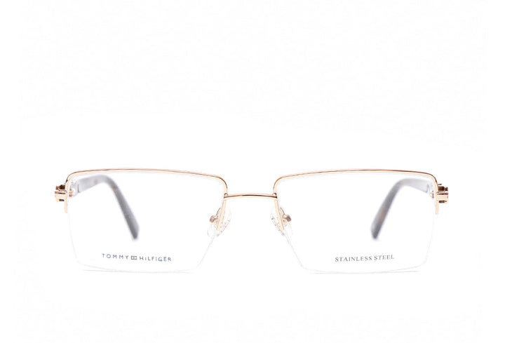 Tommy Hilfiger 6213 spectacle brown half-rim metal rectangular frame