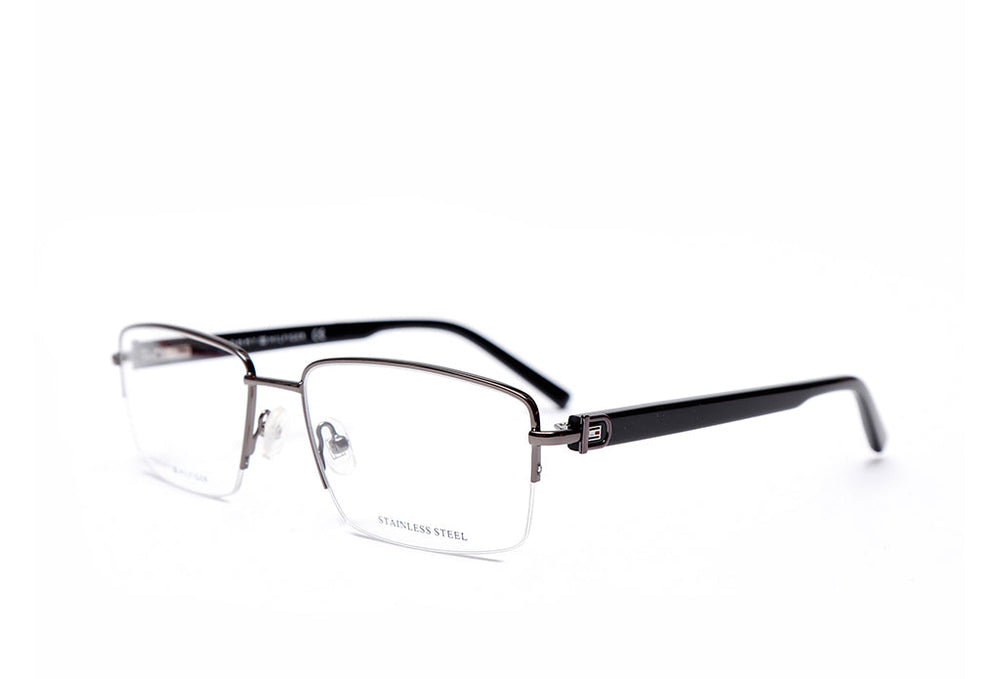Tommy Hilfiger 6169 Spectacle in Black - half-rim frame