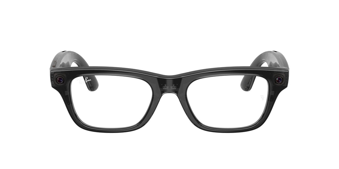 Ray-Ban Meta Blayzer 7001 Large Shiny Transparent Black - Clear