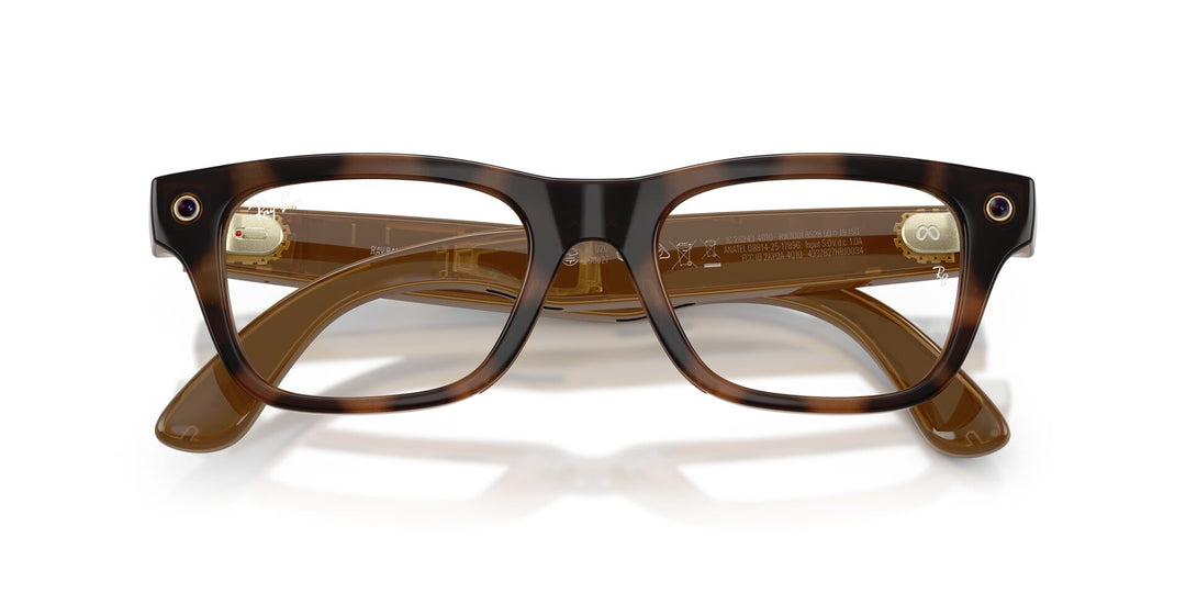 Ray-Ban Meta Blayzer 7001 Shiny Havana - Clear