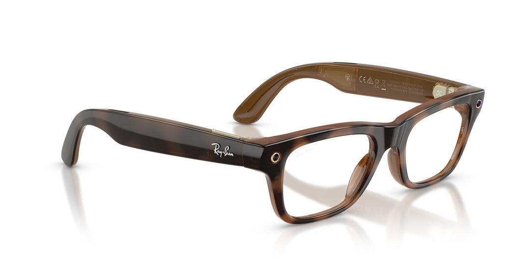 Ray-Ban Meta Blayzer 7001 Shiny Havana - Clear