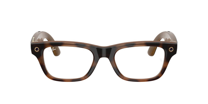 Ray-Ban Meta Blayzer 7001 Large Shiny Havana - Clear | Spectacle
