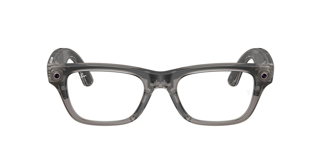 Ray-Ban Meta Blayzer 7001 Matte Transparent Ice Grey - Clear