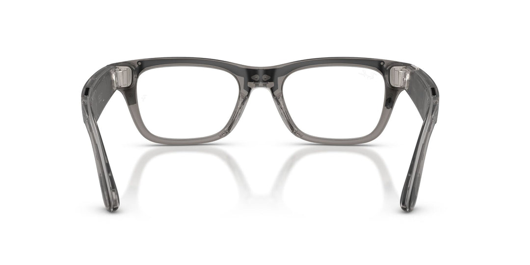 Ray-Ban Meta Blayzer 7001 Matte Transparent Ice Grey - Clear