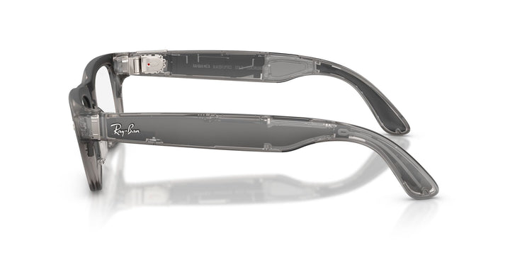 Ray-Ban Meta Blayzer 7001 Large Matte Transparent Ice Grey - Clear