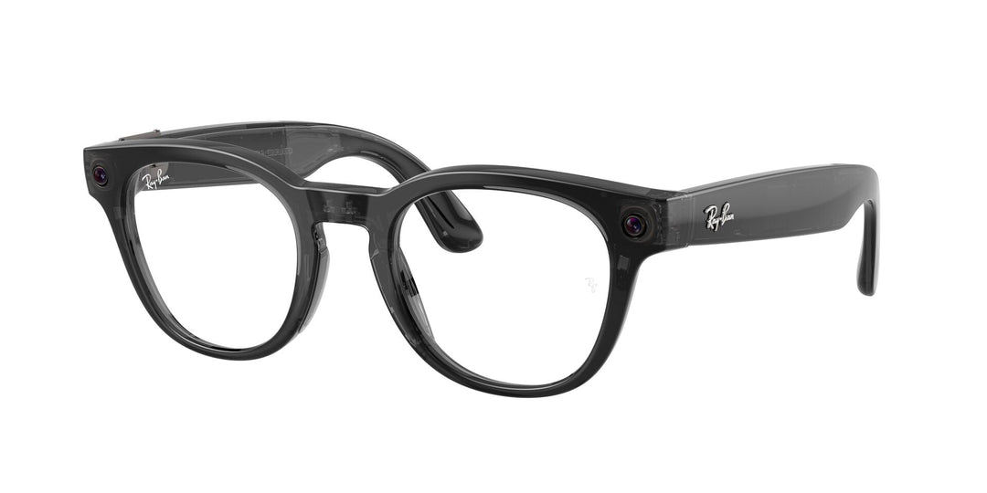Ray-Ban Meta Scriber 7002 Shiny Transparent Black - Clear