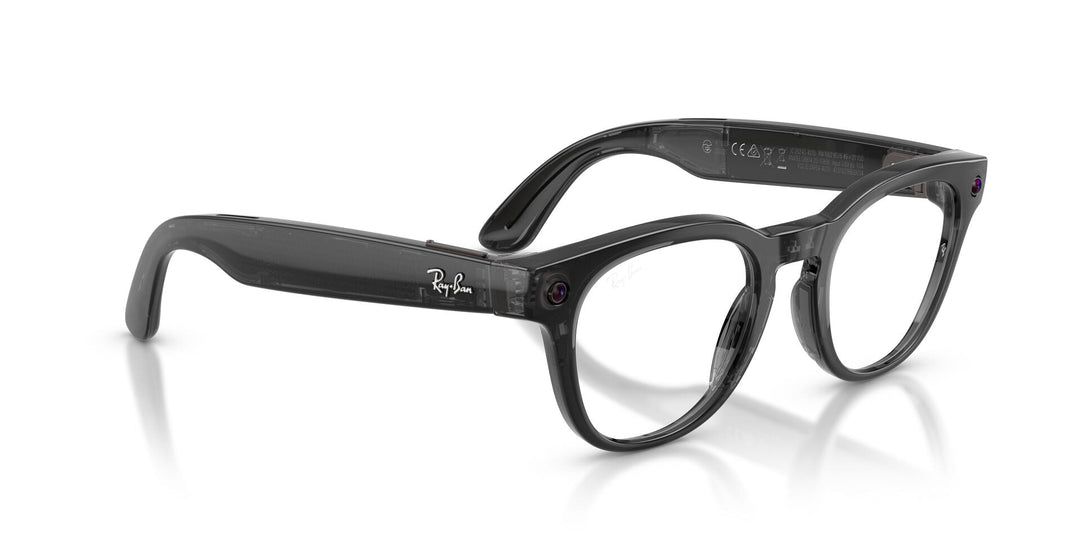 Ray-Ban Meta Scriber 7002 Shiny Transparent Black - Clear