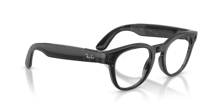 Ray-Ban Meta Scriber 7002 Shiny Transparent Black - Clear