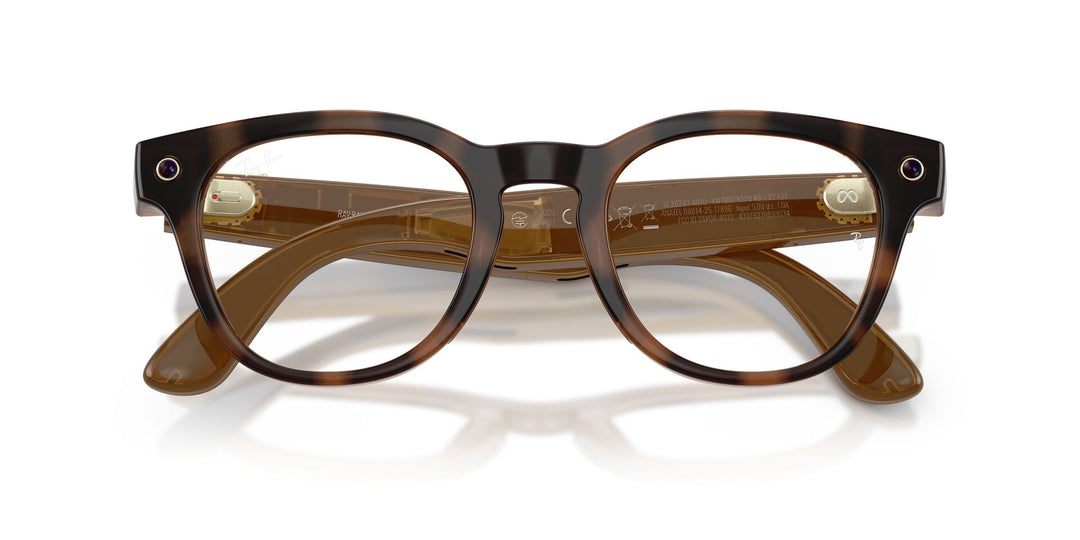 Ray-Ban Meta Scriber 7002 Shiny Havana - Clear