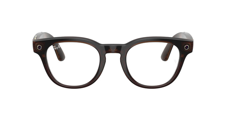 Ray-Ban Meta Scriber 7002 Shiny Transparent Umber - Clear