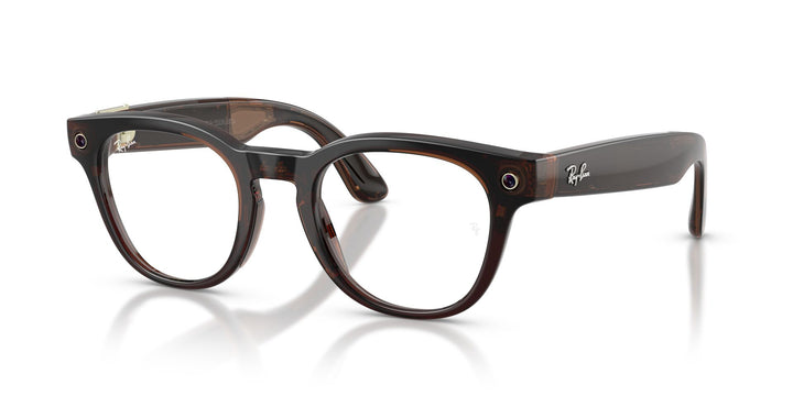 Ray-Ban Meta Scriber 7002 Shiny Transparent Umber - Clear