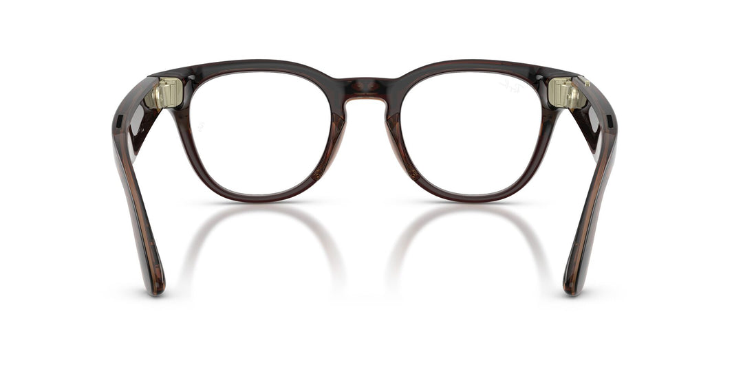 Ray-Ban Meta Scriber 7002 Shiny Transparent Umber - Clear