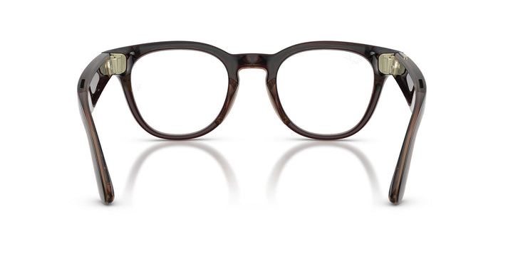 Ray-Ban Meta Scriber 7002 Shiny Transparent Umber - Clear
