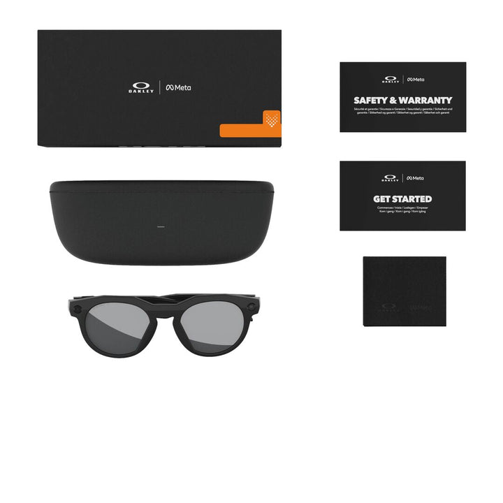Oakley Meta HSTN OW8002 Prizm Black Polarized Sunglass