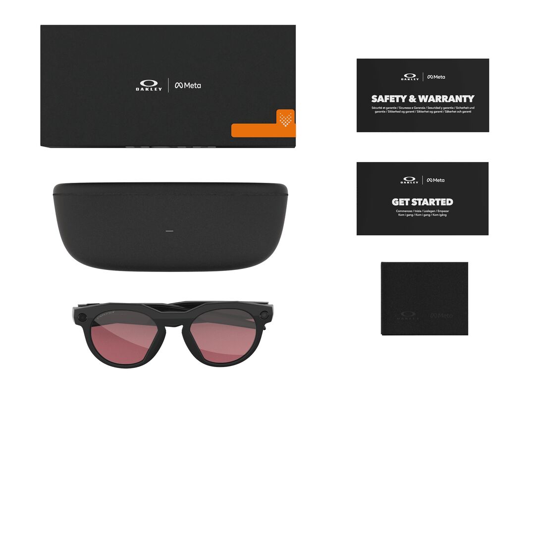 Oakley Meta HSTN OW8002 Prizm Dark Golf Sunglass