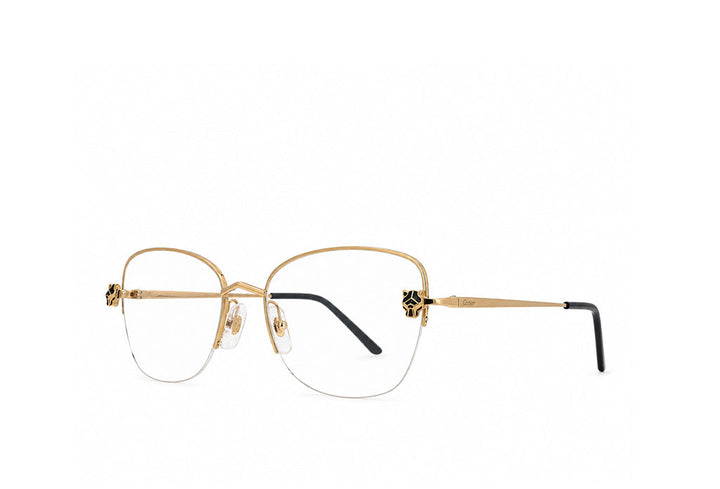 Cartier 0447O Gold Transparent Spectacle