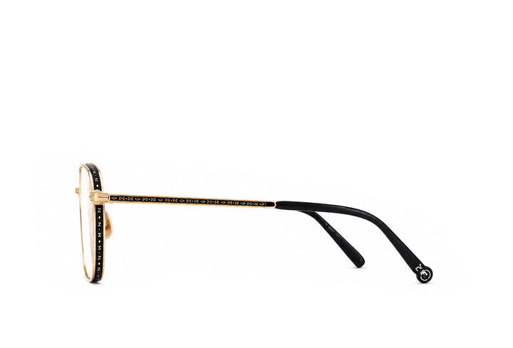 Matsuda 3101 Brushed Gold & Matte Black Spectacle