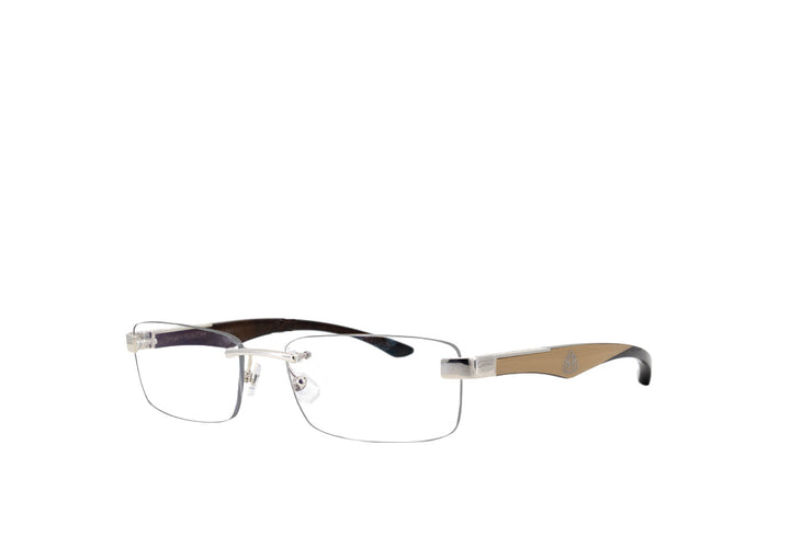 Maybach The Artist III Spectacle - Silver with Brown and Beige (P-WFB-Z25)