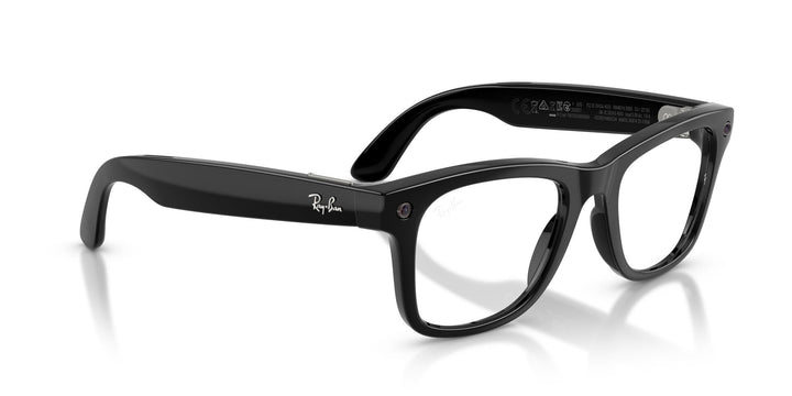 Ray-Ban Meta Gen 3 Wayfarer Shiny Black Demo Lens | RW4011V 2000 - image 8 - Large 53-22