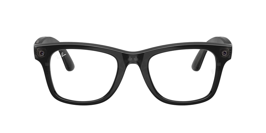 Ray-Ban Meta Gen 3 Wayfarer Polished Transparent Black Clear/Aquamarine | RW4011 690680 - image 1 - Large 53-22