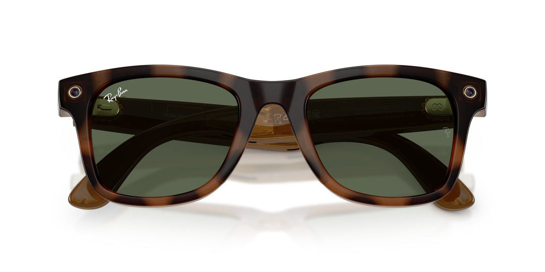 Ray-Ban Meta Gen 3 Wayfarer Polished Havana G-15 Green | RW4011 690571 - image 7 - Large 53-22