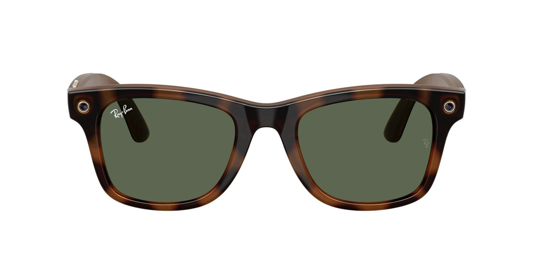 Ray-Ban Meta Gen 3 Wayfarer Polished Havana G-15 Green | RW4011 690571 - image 1 - Large 53-22