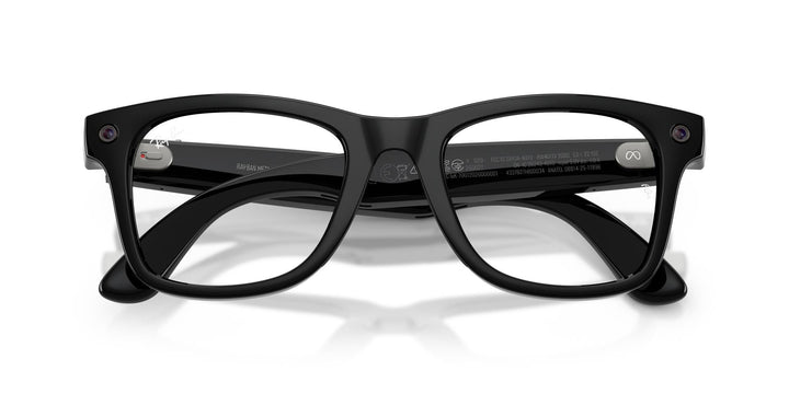 Ray-Ban Meta Gen 3 Wayfarer Shiny Black Demo Lens | RW4011V 2000 - image 7 - Large 53-22