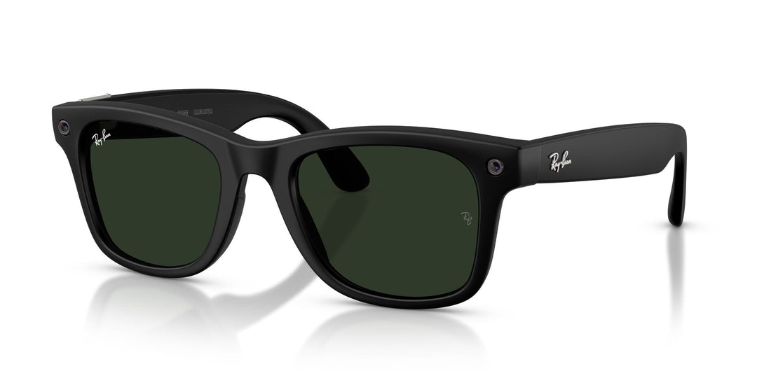 Ray-Ban Meta Gen 3 Wayfarer Matte Black Clear/Green | RW4011 601S1M - image 3 - Large 53-22