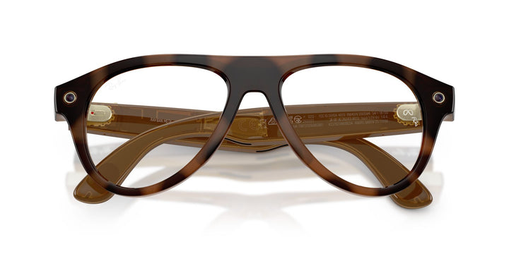 Ray-Ban Meta Gen 3 Aviator Polished Havana Clear/Brown | RW4016 6905M4 - image 10 - 54-18