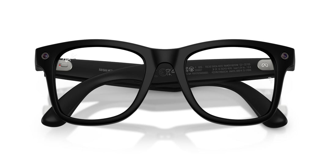 Ray-Ban Meta Gen 3 Wayfarer Matte Black Clear/Green | RW4011 601S1M - image 10 - Large 53-22