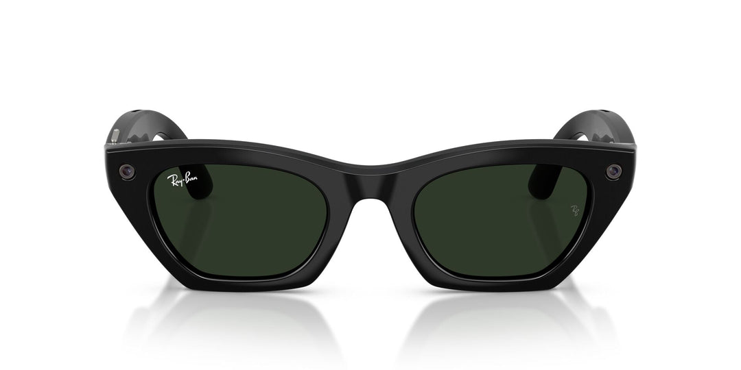 Ray-Ban Meta Gen 3 Zena Shiny Black Clear/Green | RW4015 