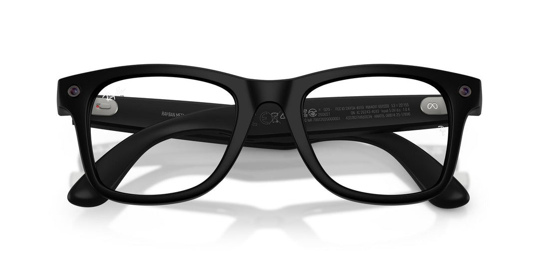 Ray-Ban Meta Gen 3 Wayfarer Matte Black Clear Blue-Violet Light Filter | RW4011 601SSB - image 7 - Large 53-22