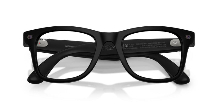 Ray-Ban Meta Gen 3 Wayfarer Matte Black Clear Blue-Violet Light Filter | RW4011 601SSB - image 7 - Large 53-22
