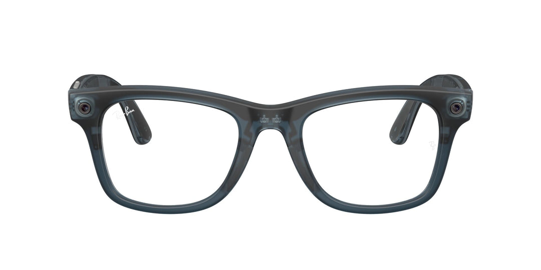Ray-Ban Meta Gen 3 Wayfarer Matte Transparent Ocean Blue Clear/Grey | RW4011 69211Z - image 1 - Large 53-22