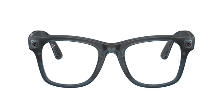 Ray-Ban Meta Gen 3 Wayfarer Matte Transparent Ocean Blue Clear/Grey | RW4011 69211Z - image 1 - Large 53-22