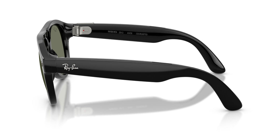 Ray-Ban Meta Gen 3 Aviator Shiny Black Green Polarized | RW4016 601/9A - image 5 - 54-18