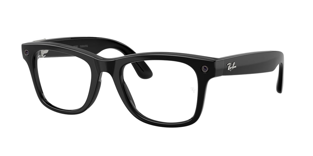 Ray-Ban Meta Gen 3 Wayfarer Shiny Black Demo Lens | RW4011V 2000 - image 3 - Large 53-22