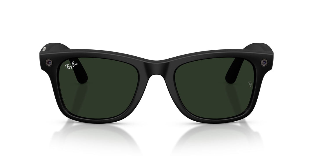 Ray-Ban Meta Gen 3 Wayfarer Matte Black Clear/Green | RW4011 601S1M - image 6 - Large 53-22