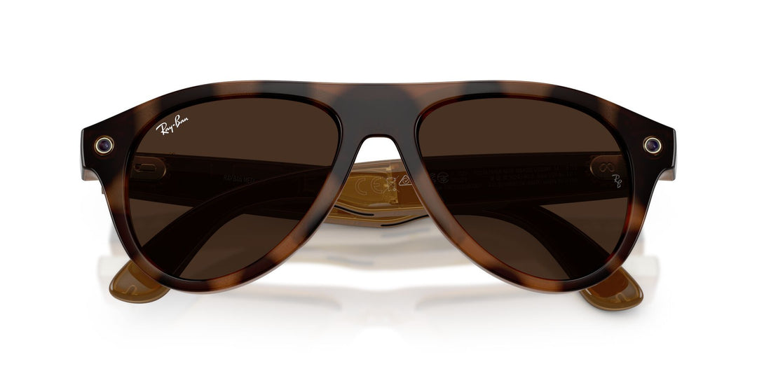Ray-Ban Meta Gen 3 Aviator Polished Havana Clear/Brown | RW4016 6905M4 - image 7 - 54-18