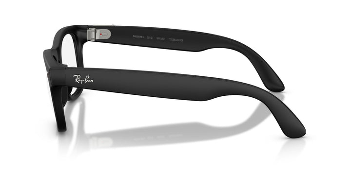 Ray-Ban Meta Gen 3 Wayfarer Matte Black Clear Blue-Violet Light Filter | RW4011 601SSB - image 5 - Large 53-22