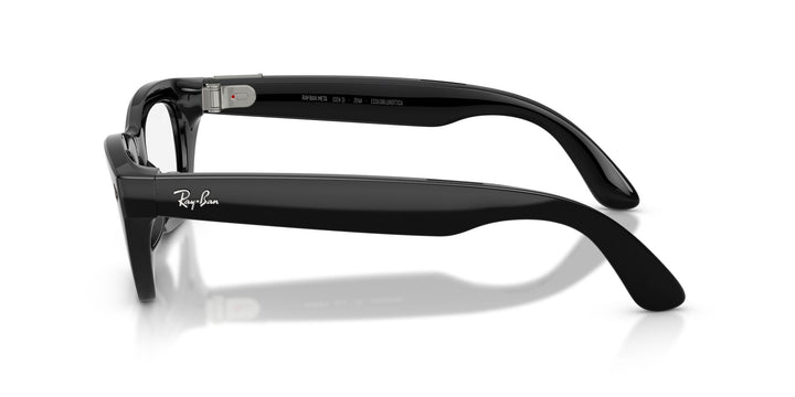 Ray-Ban Meta Gen 3 Zena Shiny Black Clear Blue-Violet Light Filter | RW4015 601/SB - image 5 - 49-22