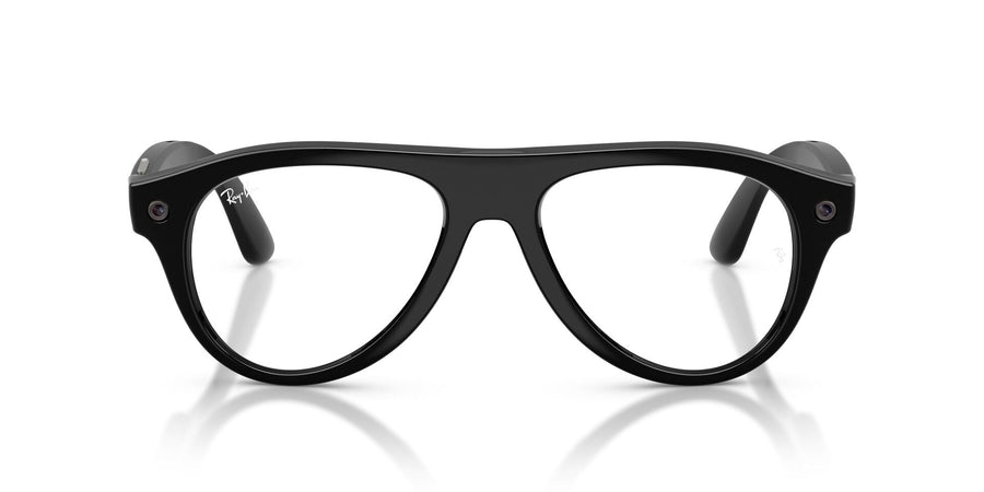 Ray-Ban Meta Gen 3 Aviator Shiny Black Clear/Green | RW4016 601/1M - image 5 - 54-18