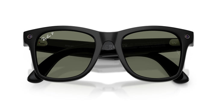 Ray-Ban Meta Gen 3 Wayfarer Polished Black Green Polarized | RW4011 601/9A - image 7 - Large 53-22