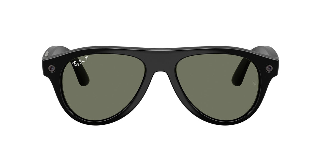 Ray-Ban Meta Gen 3 Aviator Shiny Black Green Polarized | RW4016 601/9A - image 1 - 54-18
