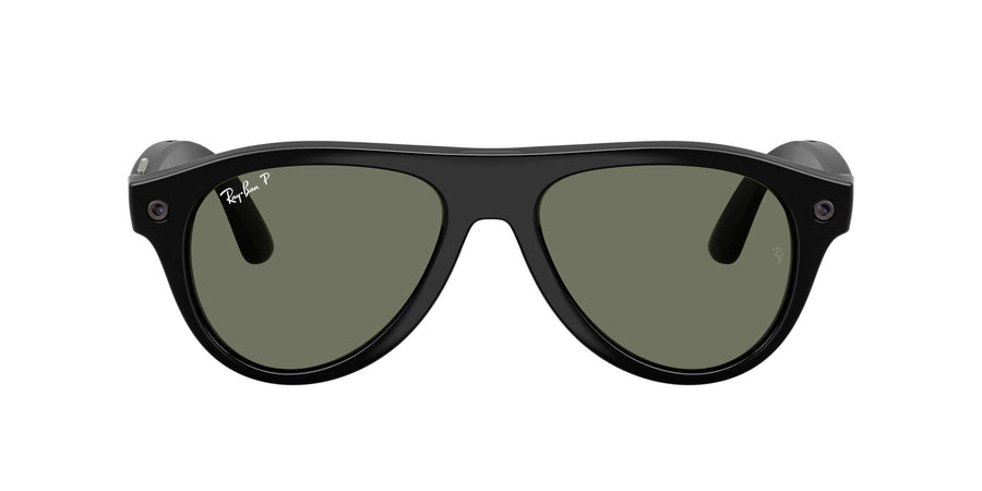 Ray-Ban Meta Gen 3 Aviator Shiny Black Green Polarized | RW4016 601/9A - image 1 - 54-18