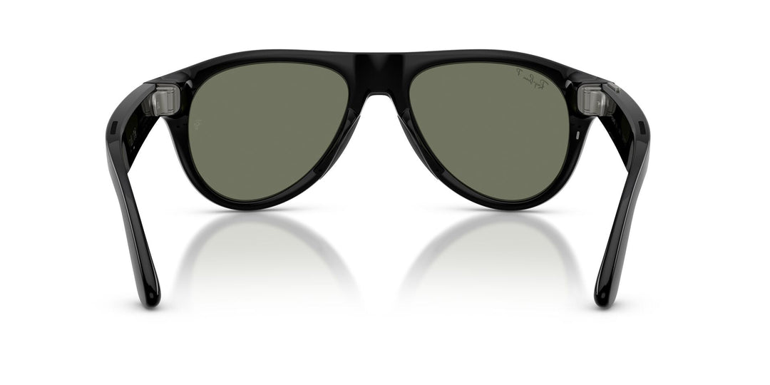 Ray-Ban Meta Gen 3 Aviator Shiny Black Green Polarized | RW4016 601/9A - image 6 - 54-18