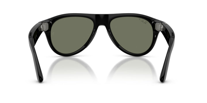 Ray-Ban Meta Gen 3 Aviator Shiny Black Green Polarized | RW4016 601/9A - image 6 - 54-18