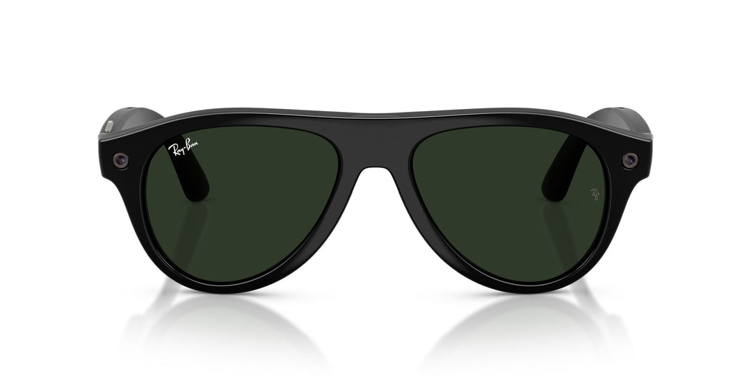 Ray-Ban Meta Gen 3 Aviator Shiny Black Clear/Green | RW4016 601/1M - image 6 - 54-18