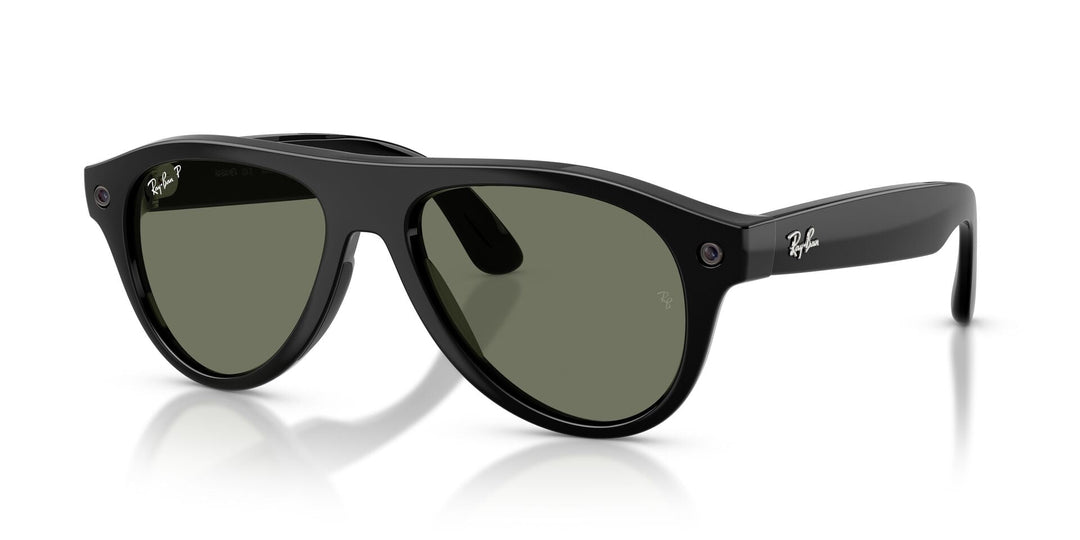Ray-Ban Meta Gen 3 Aviator Shiny Black Green Polarized | RW4016 601/9A - image 2 - 54-18
