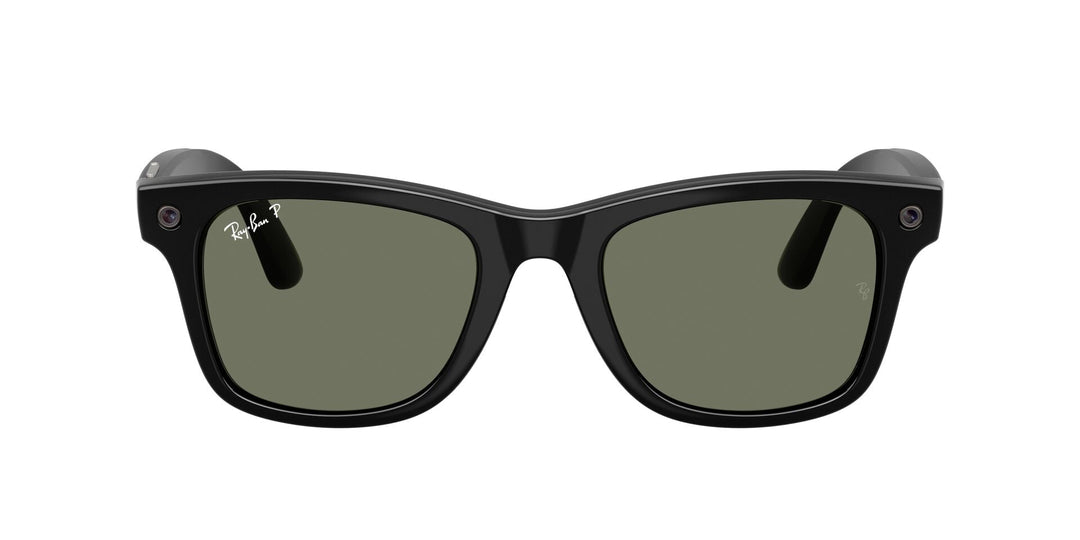 Ray-Ban Meta Gen 3 Wayfarer Polished Black Green Polarized | RW4011 601/9A - image 1 - Large 53-22